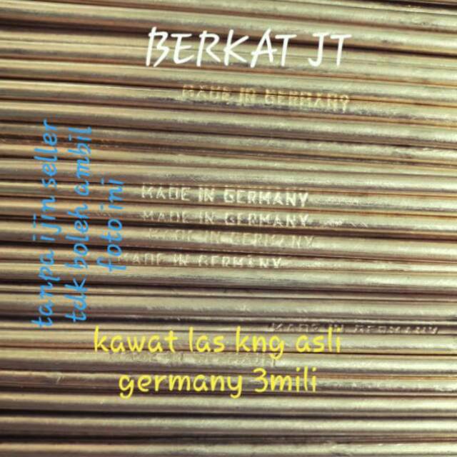 KAWAT LAS KUNINGAN ASLI  3 MILI/KAWAT LAS KUNINGAN/KAWAT LAS/KAWAT LAS GERMANY