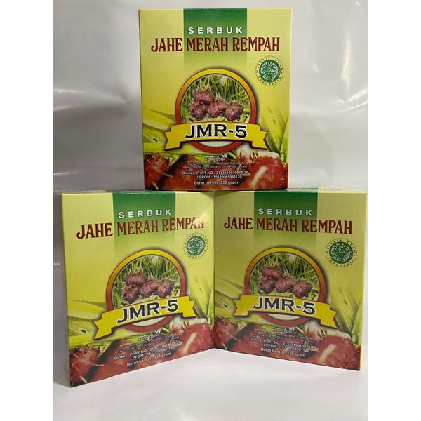 

Jahe merah rempah JMR-5 || Minuman herbal berkhasiat || 100% alami || 330 gr