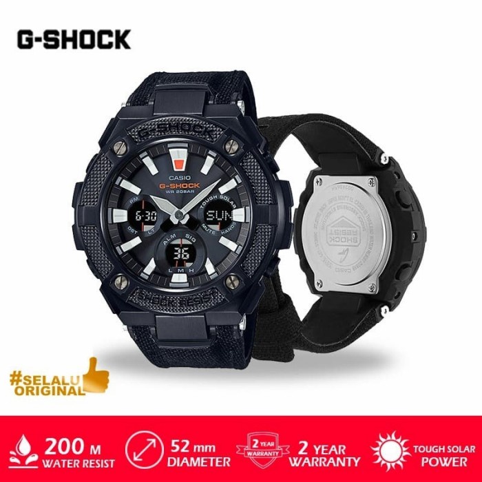 Jam tangan pria original G-Shock GST-130BC-1ADR gshock GST 130 GST130 Garansi