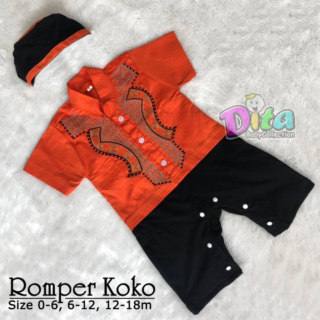 Grosir romper koko baby, Romper koko  , romper baby , baju baby , baju baby romper , romper anak