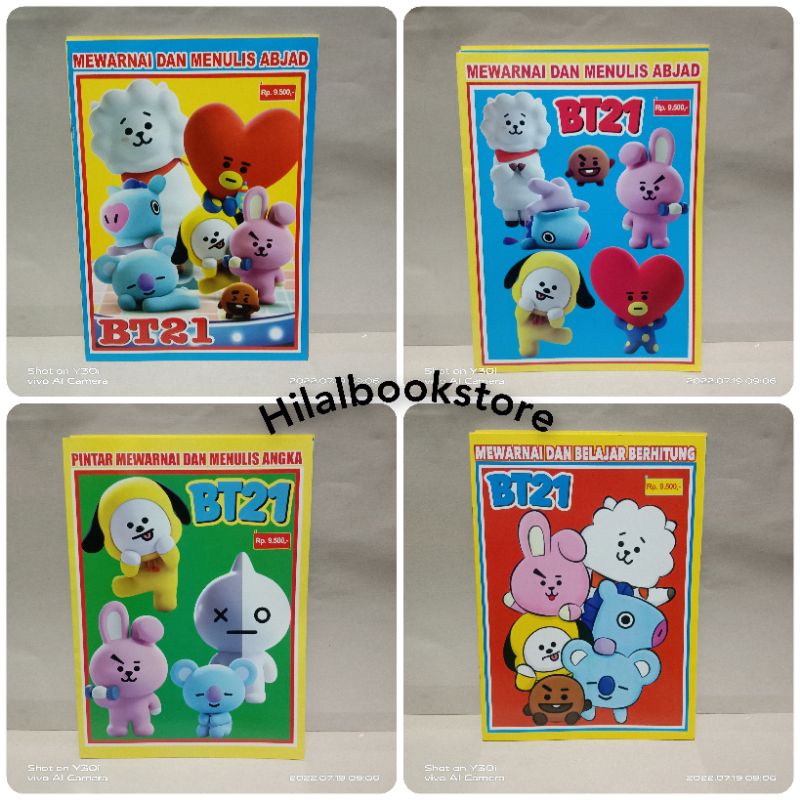 Harga buku mewarnai bt21 anak anak Terbaru Agt 2024 |BigGo Indonesia