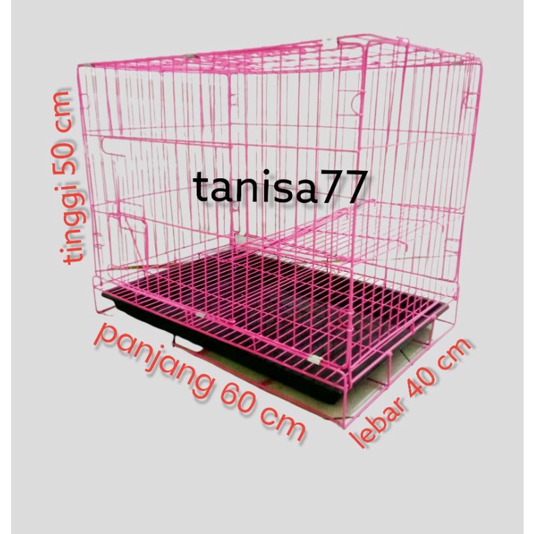 kandang kucing lipat TINGKAT