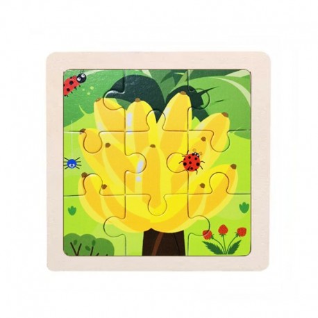 Mini FRUIT VEGETABLE PUZZLE Kayu Mainan Anak Wooden Toys Mainan Edukasi Jigsaw Montessori Puzzel Seri Sayur Sayuran Buah Buahan