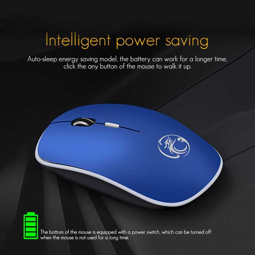 TG-BA iMice Super Slim Silent Optical Wireless Mouse 2.4GHz 1600DPI - G-1600