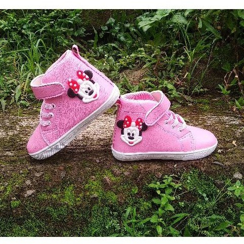 sepatu sneaker boots anak motif kartun MCK 26-30