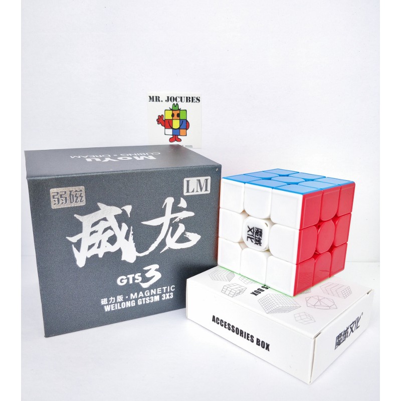 Rubik 3x3 Moyu Weilong GTS 3 LM 3 M Magnetic Stickerless