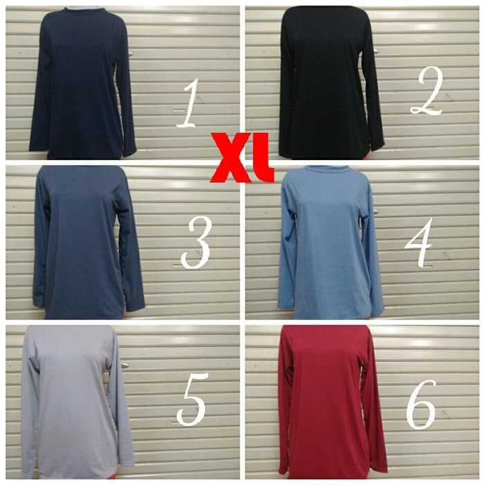 Manset Wanita Muslim Kaos Seragam XL Ika Fashion Tanah Abang Murah