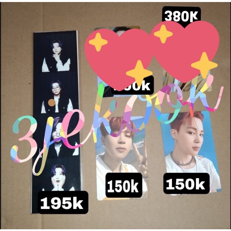 POB BUTTER JUNGKOOK, POB JHOPE, JIMIN CREAM, POTOSTRIP JK, JIMIN PEACHES