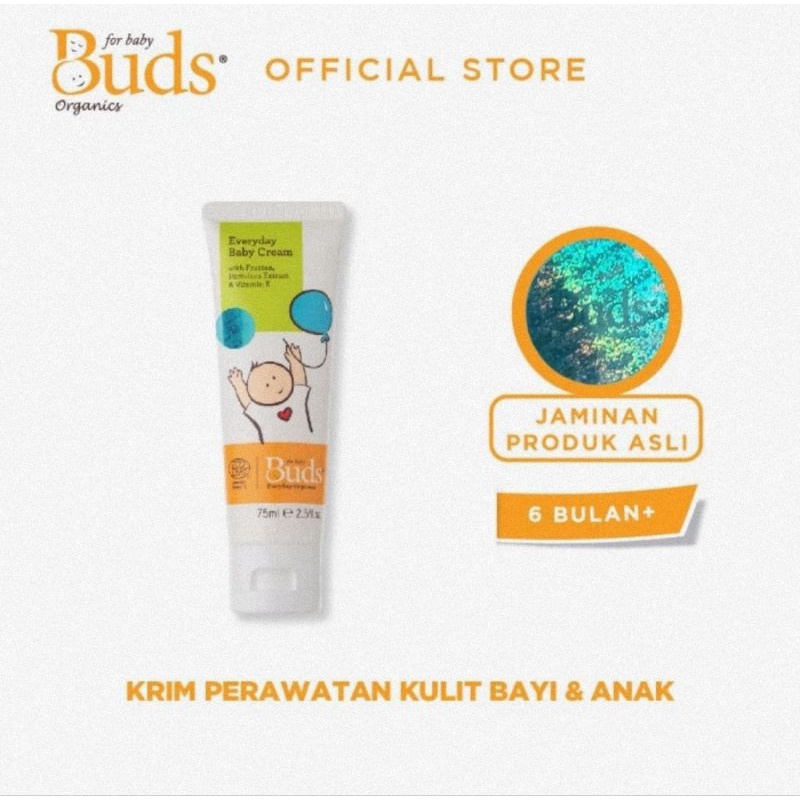 Buds Organics Everyday Baby Cream - Krim Kulit Bayi &amp; Anak