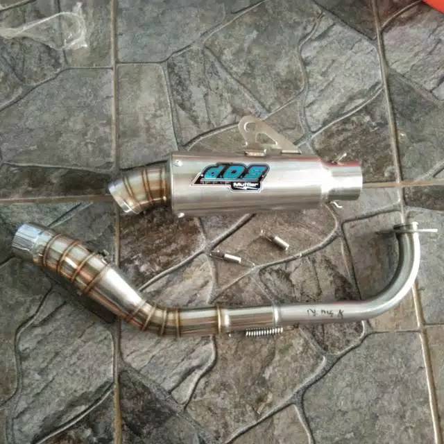 Knalpot DOS PNP all motor bebek Vega Jupiter z Supra kharisma Supra shogun C70 dll