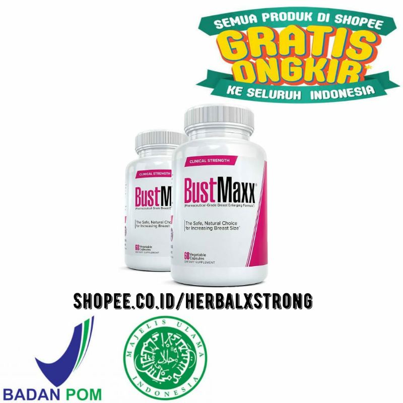 Peningkat Hormon Estrogen Atau Pembesar Payudara Herbal BUSTMAXX Capsule Original BPOM