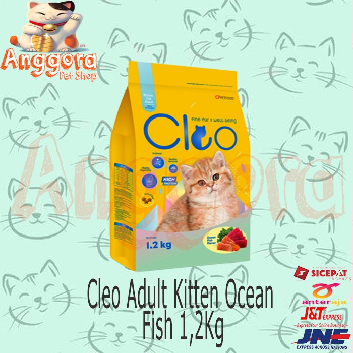 Makanan Kucing murah premium CLEO freshpack 1,2kg All Varian