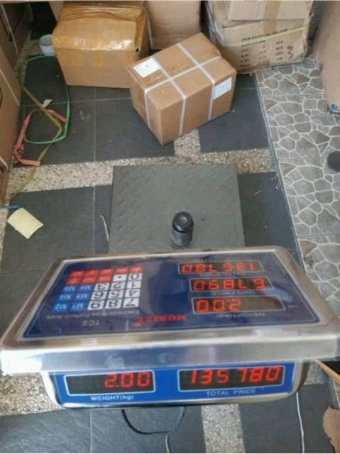 Timbangan digital 150kg morizt 2layar