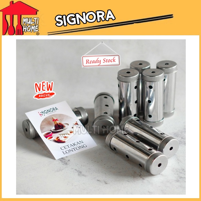 Signora Cetakan Lontong Stainless Steel Ukuran 12 cm / Cetakan Lotong