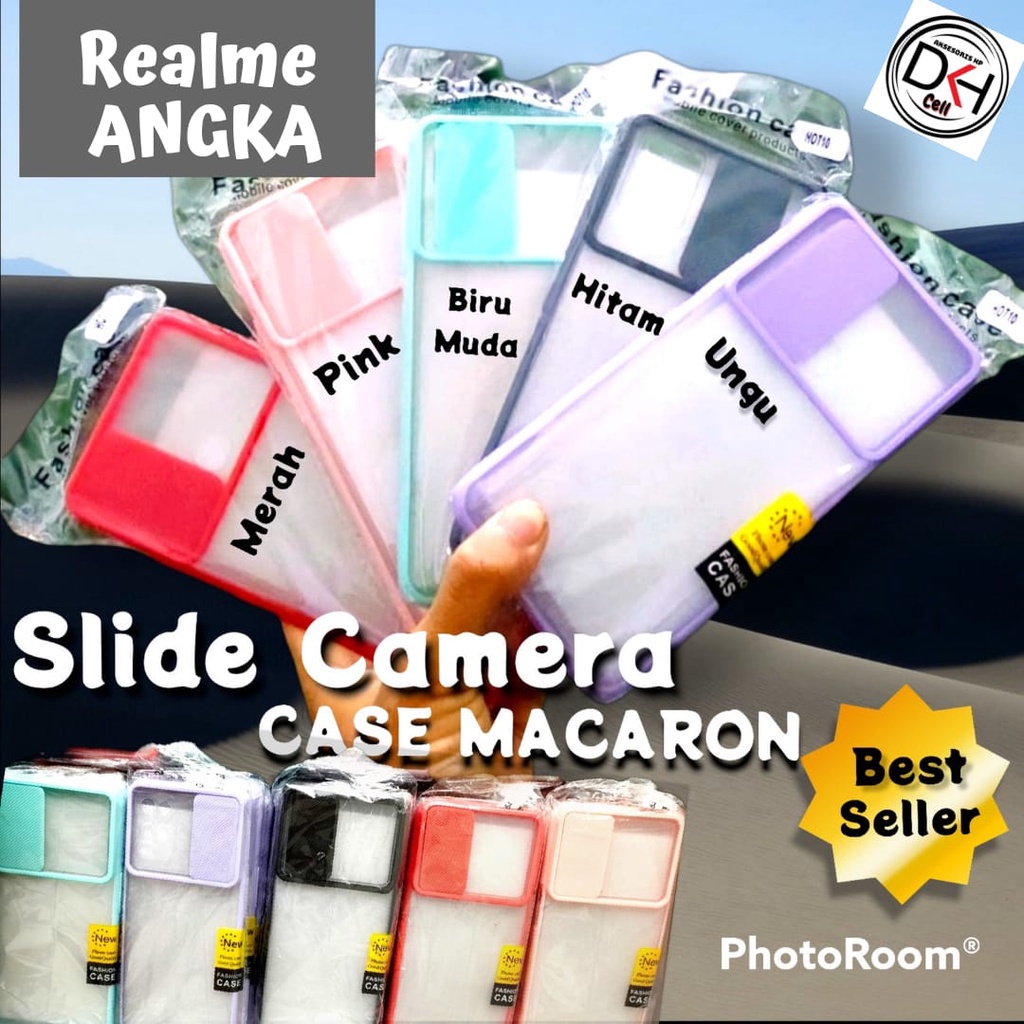 CASE SLIDE KAMERA REALME 5 5i 5s 7 NARZO 20 PRO HARD CASE CASING