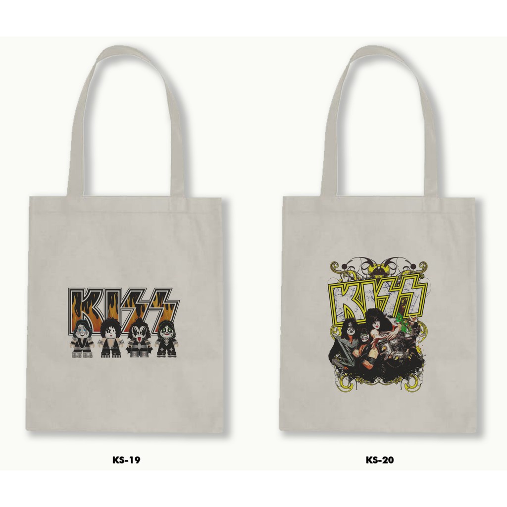 TOTE BAG BLACU - KISS .02