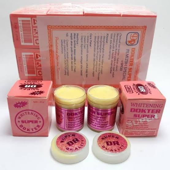 Cream DR Pink Super Whitening Pemutih Wajah Dengan SPF 30