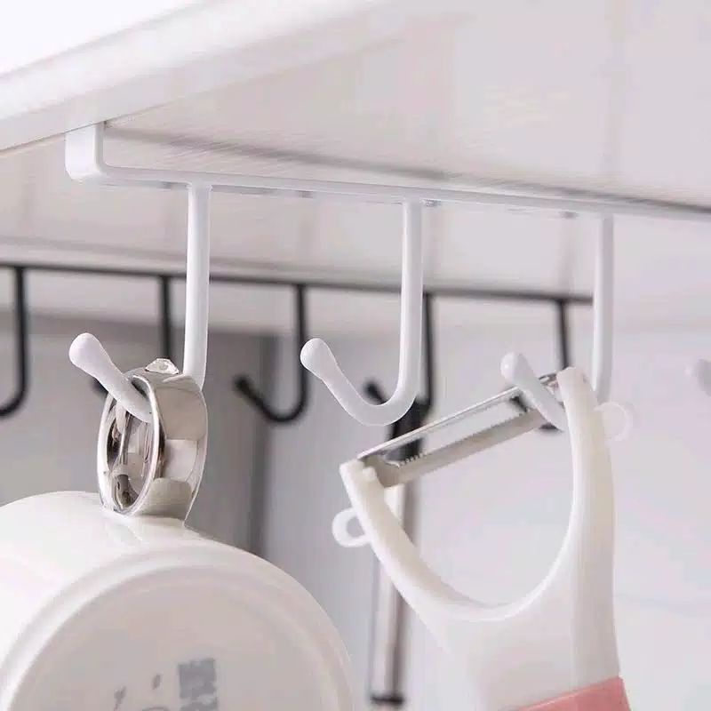 Gantungan Lemari Dapur Cantolan Serbaguna Rak Dapur Hanger Hook Gelas