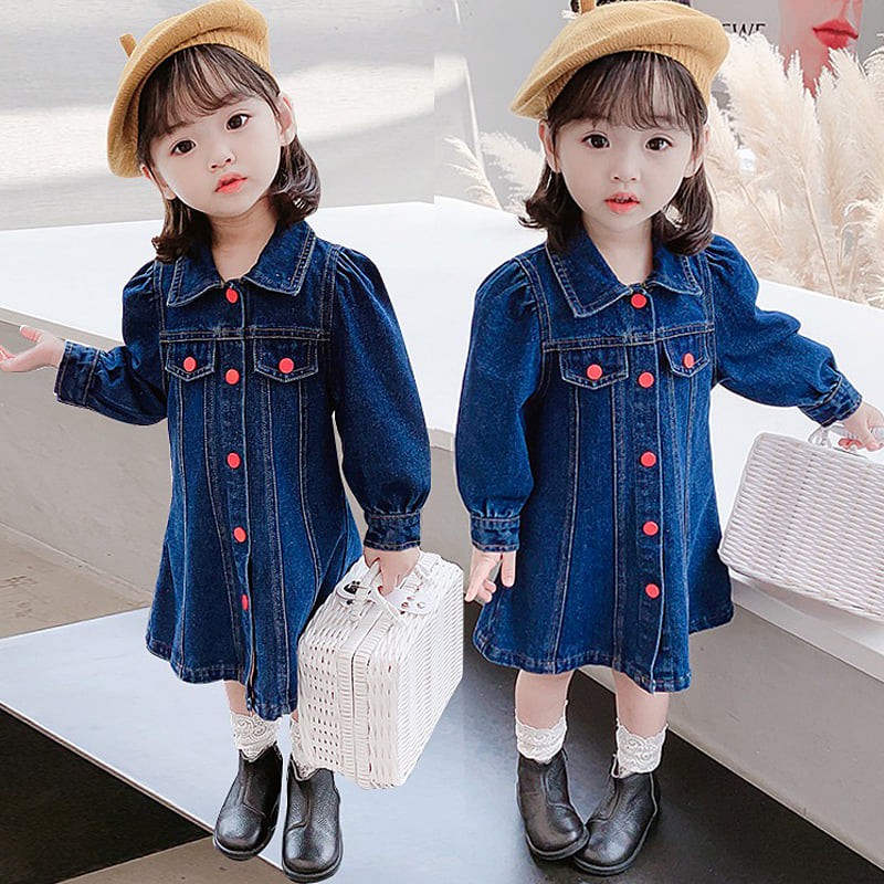 Dress Anak Perempuan PREMIUM BLUE JEANS