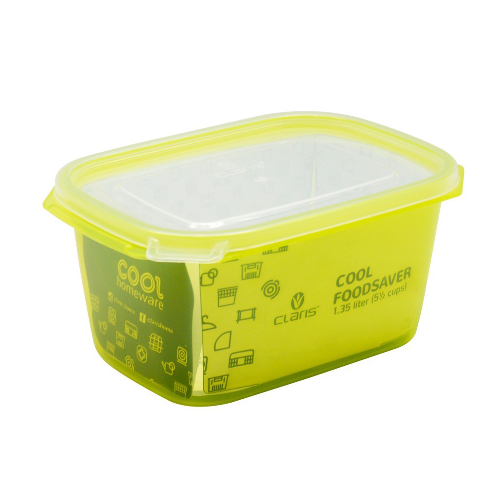 Kotak Kulkas Tempat Makan RC Foodsaver 1350ml Lunch Box Sayuran Bekal Tepak Wadah Makanan Serbaguna Anti Tumpah