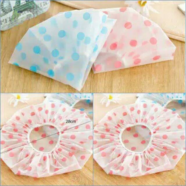 ST-404 Shower Cap Topi Penutup Rambut Mandi Masak Agar Tidak Basah