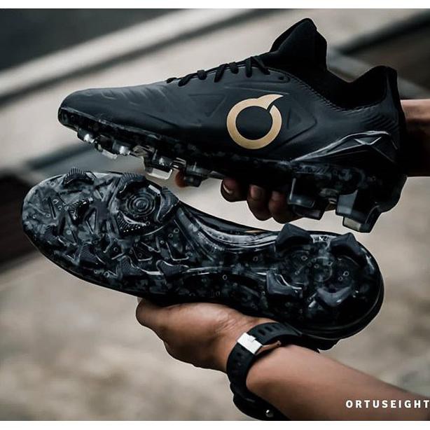 {Bisa Cod} Sepatu Bola Ortus Forte Valkyrie Black Fg Special Kode