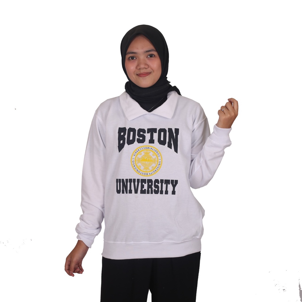 Boston Univ Colar Sweater - Sweater unisex