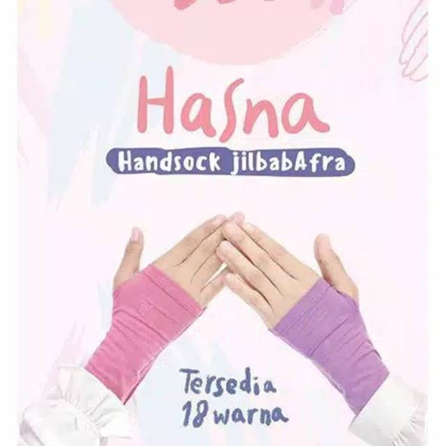 HANDSOCK HASNA - jilbab afra - handsock afra - handsock kaos - handsock jempol