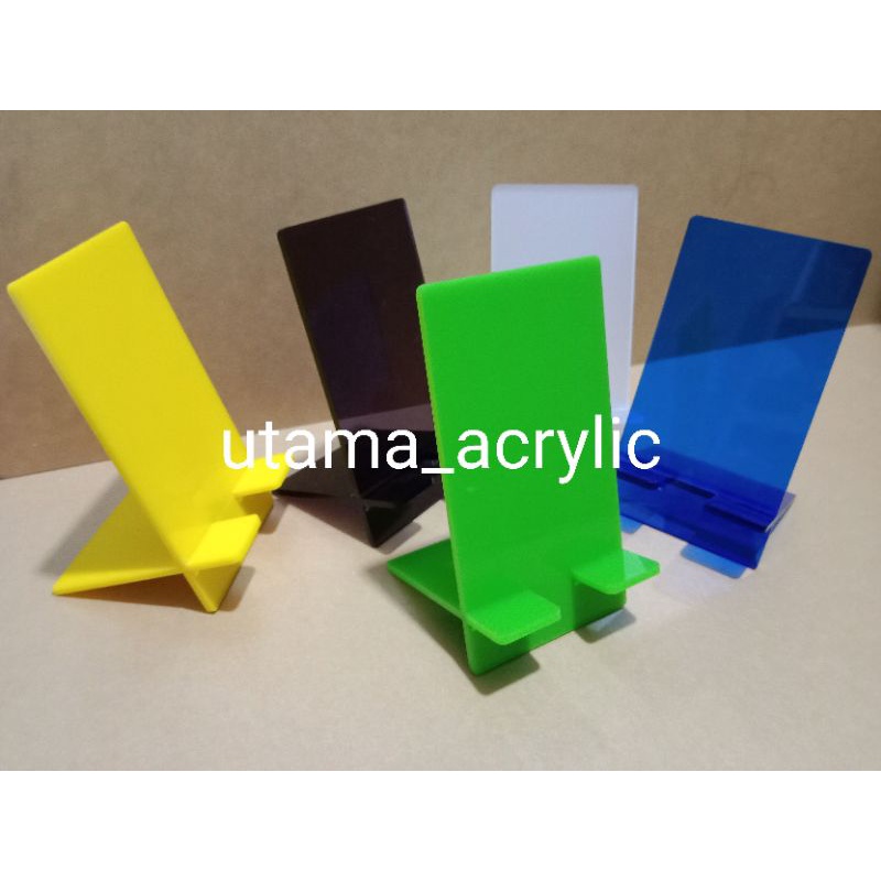 Stand HP/acrylic phone holder/dudukan HP akrilik