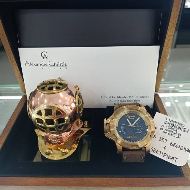 ALEXANDER CRISTIE ORIGINAL AC6481 AUTOMATIC LIMITED EDITION GARANSI/ALEXANDRE CHRISTIE COWOK AC 6481