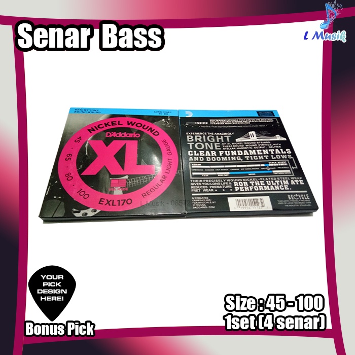 SENAR BASS D ADDARIO 4 SENAR