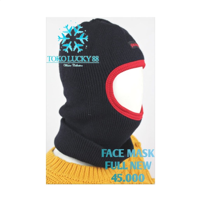 Masker Wajah Kepala Rajut Wool Winter Musim Dingin