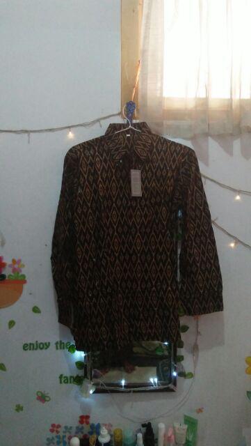 Maura Couple - Sania Ruffle Batik Couple Ori Ndoro Jowi Dnt Garansi Termurah Couple Gamis Brokat