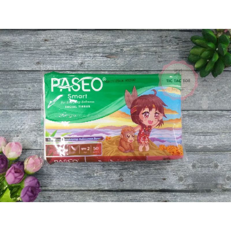 Paseo Smart Facial Travel pack 50s / Tisu Paseo