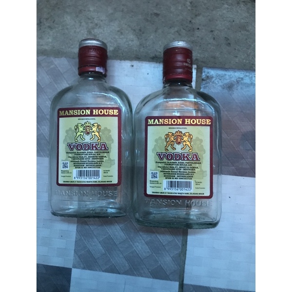 Botol miras iceland vodka botol bekas minuman vodka botol vodka cembung botol kaca