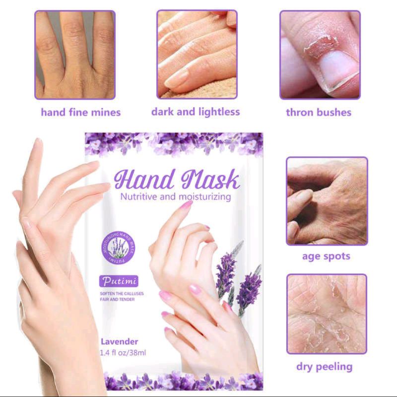 1 pasang Putimi Hand Mask Nutritive and Moisturizing Masker Tangan Putimi