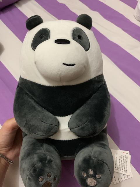 Miniso Boneka Posisi Duduk Lovely Sitting Plush Toy Karakter We Bare Bears Wbb Shopee Indonesia 