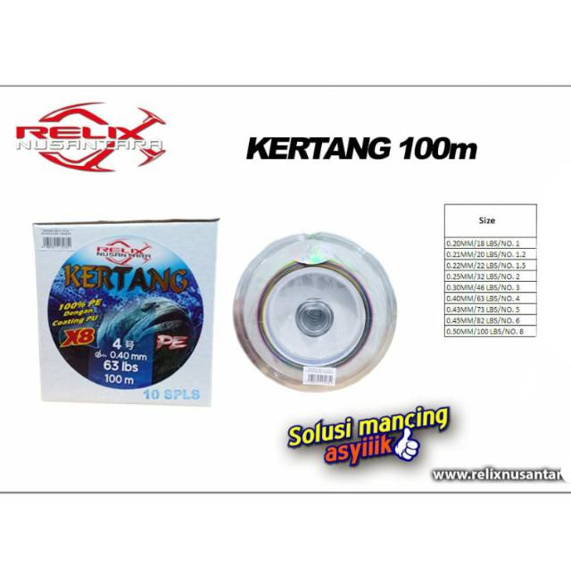 PE Line Relix nusantara Kertang 100m