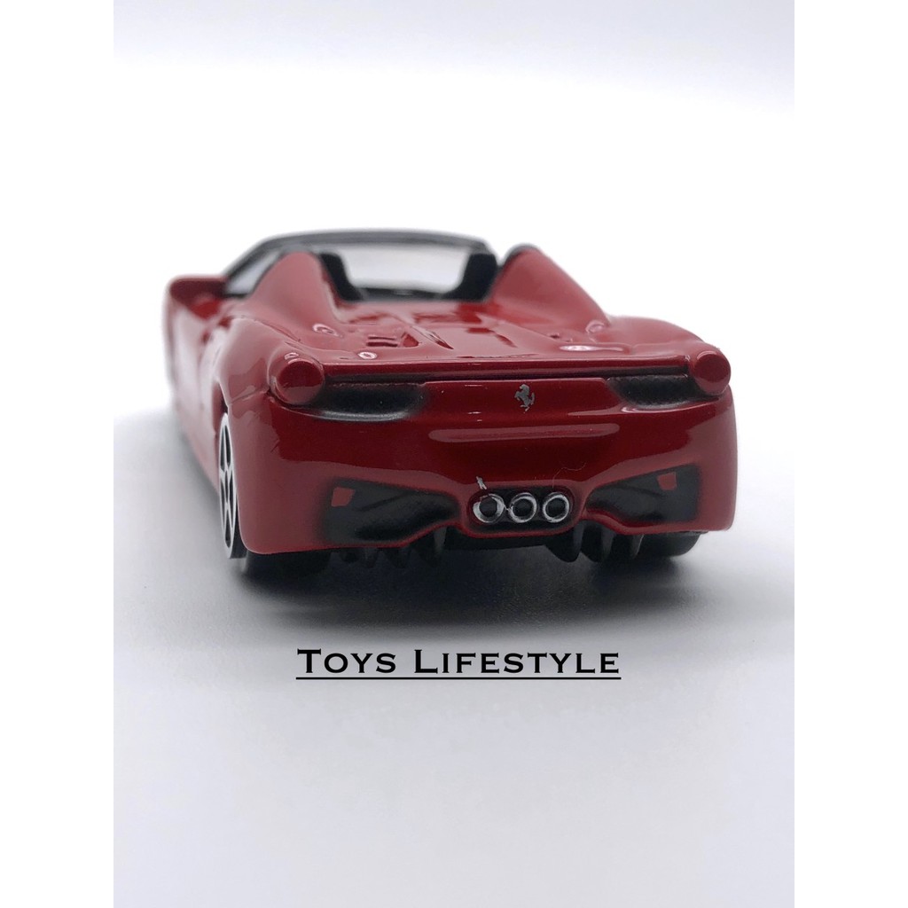 Bburago Diecast - Ferrari 458 Spider Skala 1:64 (Ferrari Series)