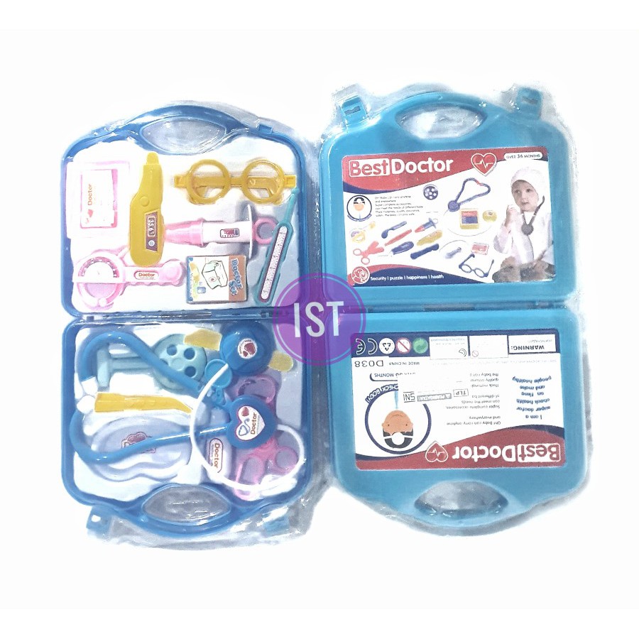 mwn.toys Mainan Dokter Set Best Doctor Mika BIRU - 7769A