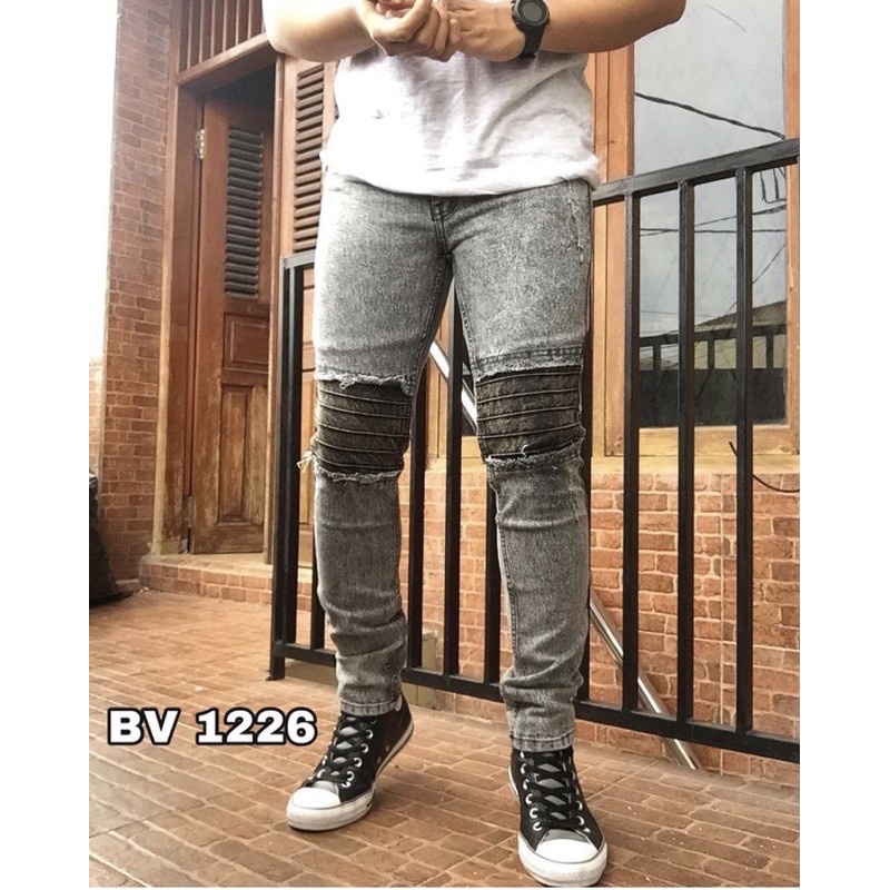 CELANA SOBEK BV CELANA PANJANG JEANS PRIA SLIMFIT IMPORT CELANA SOBEK BV CELANA PANJANG JEANS PRIA SLIMFIT IMPORT