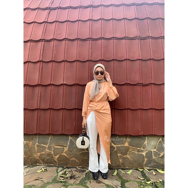 [AYARA DRESS] Dress Wanita | Dress Wanita Jumbo | Dress Armani Silk