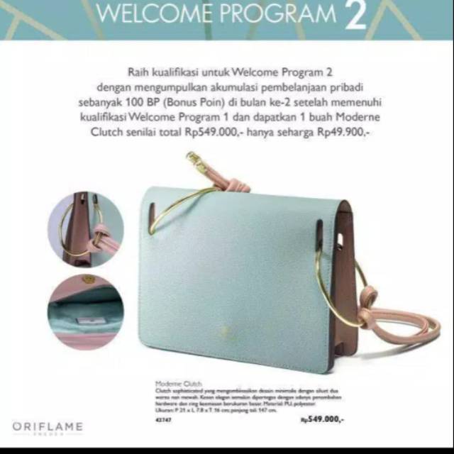 Pouch oriflame/tas Oriflame/ready eksekutif