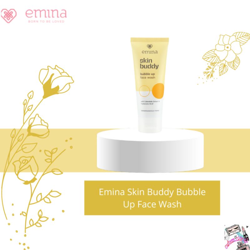 ☃️Cutezz_ching1☃️Emina Skin Buddy Bubble Up Face Wash 60 ml