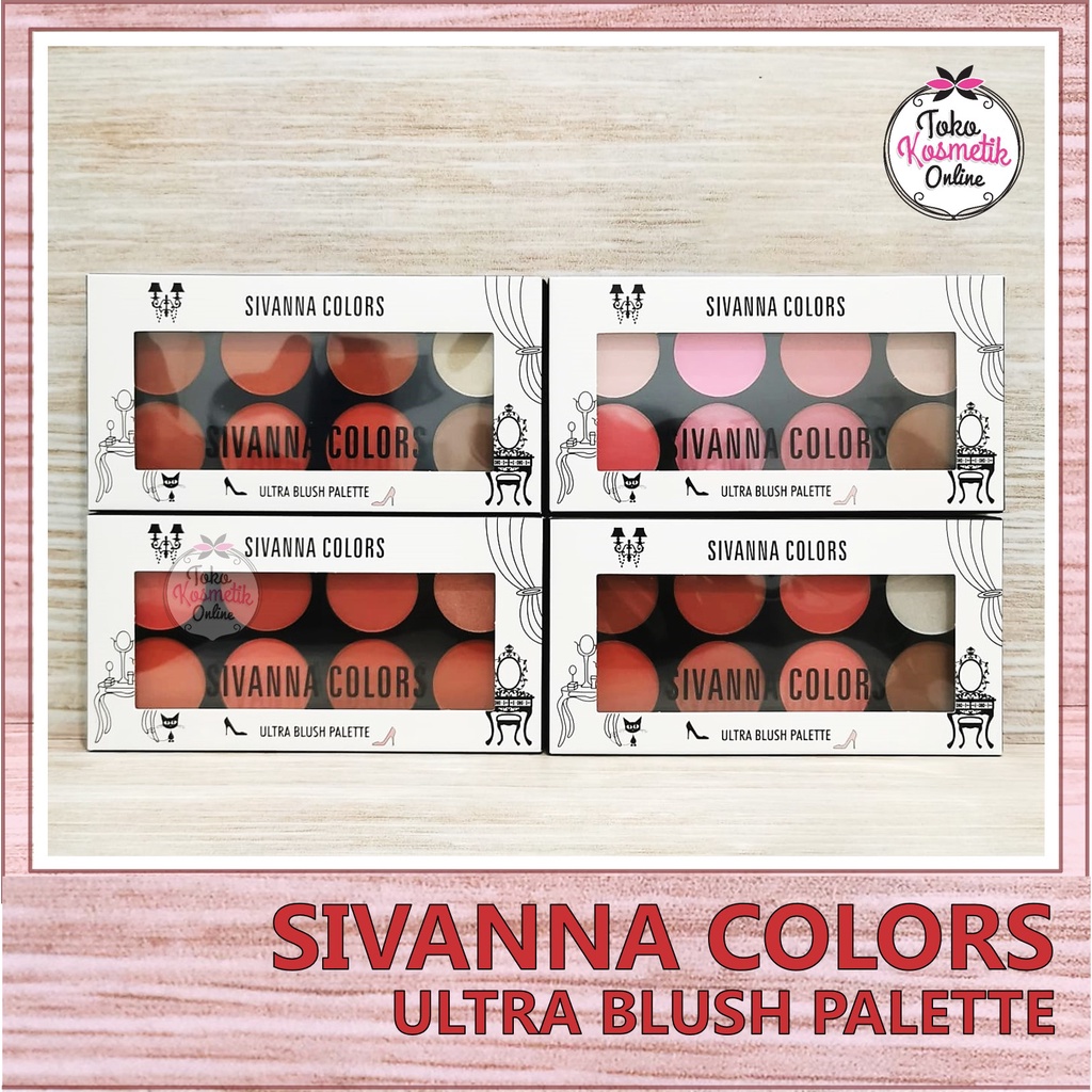 SIVANNA BLUSH ON - SIVANNA COLORS ULTRA BLUSH ON PALETTE