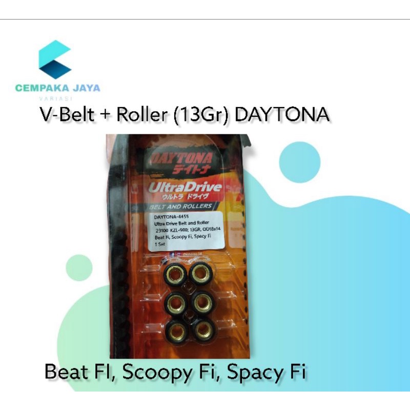V-BELT VANBELT ROLLER DAYTONA BEAT FI SCOOPY FI SPACY FI