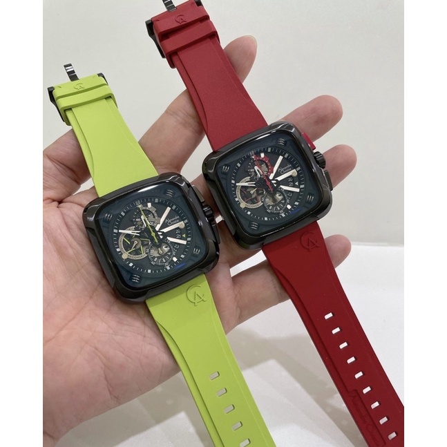 JAM TANGAN ALEXANDRE CHRISTIE ORIGINAL AC6577/AC 6577 AC RUBBER READY PROMO TERMURAH JAM PRIA