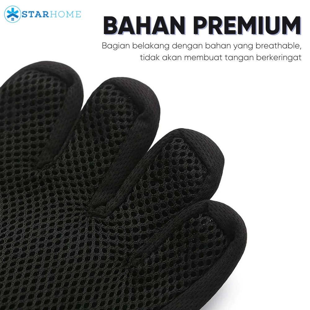 Sarung Tangan Bulu Anjing Kucing Pet Glove Silicone Pet Glove Sarung Tangan Silikon Sikat Sisir Bulu