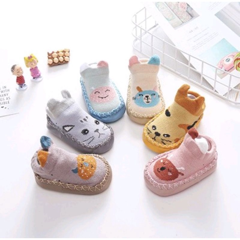 Kaos kaki anak bayi anti slip kaos kaki sepatu bayi baby prewalker