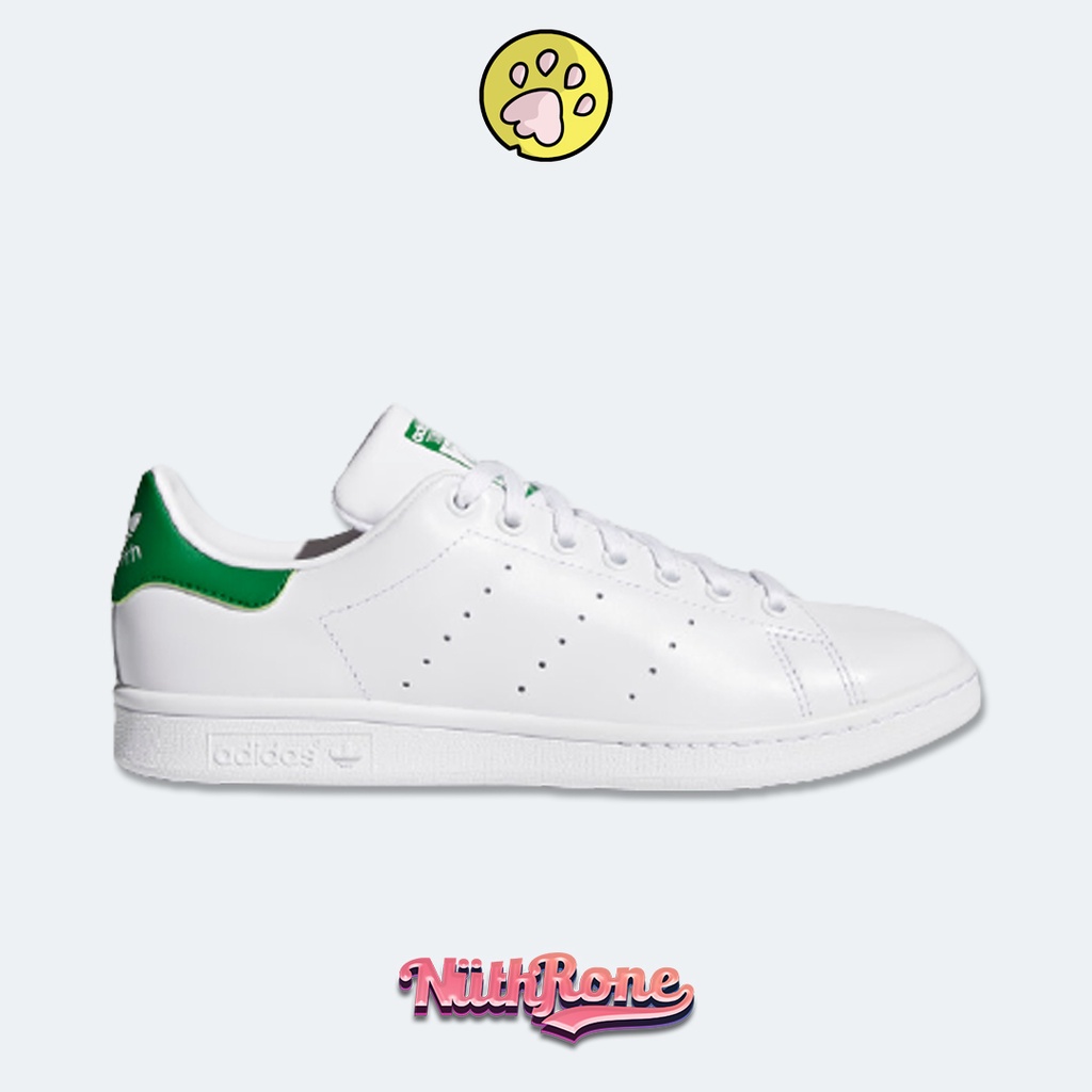 Adidas Stan Smith Leather  Colour : Cloud White/Green